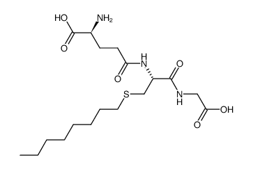 S-Octylglutathione Structure