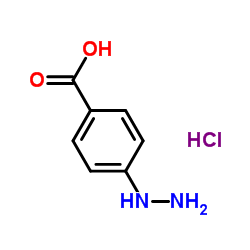 4-羧基苯肼盐酸盐结构式
