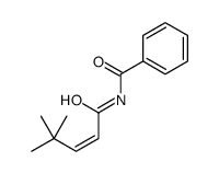 N-(4,4-dimethylpent-2-enoyl)benzamide Structure