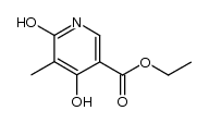 ethyl 2,4-dihydroxy-3-methylpyridine-5-carboxylate Structure