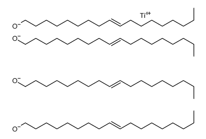 titanium(4+) tetrakis[(Z)-9-octadecen-1-olate] Structure