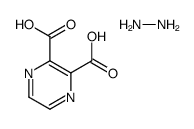 hydrazine,pyrazine-2,3-dicarboxylic acid结构式