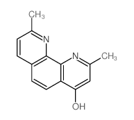 1,10-Phenanthrolin-4-ol,2,9-dimethyl-结构式