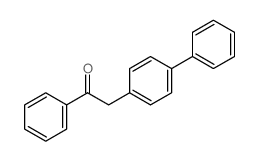 2-([1,1"-联苯]-4-基)-1-苯基乙酮结构式
