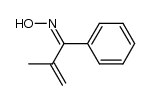 2-methyl-1-phenylprop-2-en-1-one oxime结构式