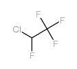 1,1,1,2-四氟-2-氯乙烷结构式
