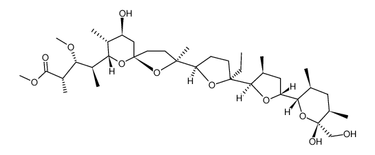 甲基莫能菌素酯结构式