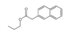 propyl 2-naphthalen-2-ylacetate结构式