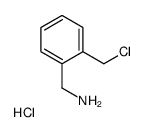 (2-(Chloromethyl)phenyl)methanamine hydrochloride Structure