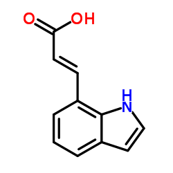 3-(1H-吲哚-7-基)丙酸结构式