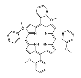 5,10,15,20-tetrakis(2-methoxyphenyl)-21,22-dihydroporphyrin Structure