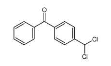 4-dichloromethyl-benzophenone Structure