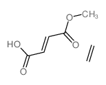 ethene,(E)-4-methoxy-4-oxobut-2-enoic acid Structure
