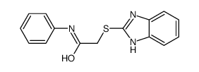 2-((1H-benzo[d]imidazol-2-yl)thio)-N-phenylacetamide picture