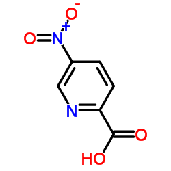 5-Nitro-2-pyridinecarboxylic acid structure