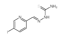 Hydrazinecarbothioamide,2-[(5-iodo-2-pyridinyl)methylene]-结构式