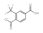 4-硝基-3-(三氟甲基)苯甲酸结构式