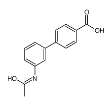 4-(3-乙酰基氨基苯基)苯甲酸结构式