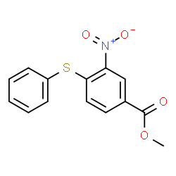 METHYL 3-NITRO-4-(PHENYLSULFANYL)BENZENECARBOXYLATE Structure