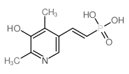 2-(5-hydroxy-4,6-dimethyl-pyridin-3-yl)ethenylphosphonic acid picture