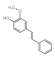 Phenol,2-methoxy-4-(2-phenylethenyl)-结构式