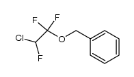 benzyl 2-chloro-1,1,2-trifluoroethyl ether Structure