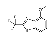 4-METHOXY-2-(TRIFLUOROMETHYL)BENZOTHIAZOLE Structure