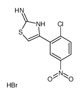 4-(2-chloro-5-nitrophenyl)-1,3-thiazol-2-amine,hydrobromide结构式