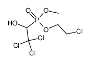 (2,2,2-Trichloro-1-hydroxy-ethyl)-phosphonic acid 2-chloro-ethyl ester methyl ester Structure