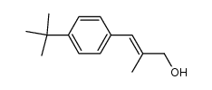 p-tert-butyl-β-methyl-3-phenylprop-2-en-1-ol Structure
