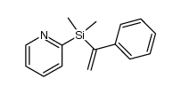 dimethyl(2-pyridyl)(α-styryl)silane Structure