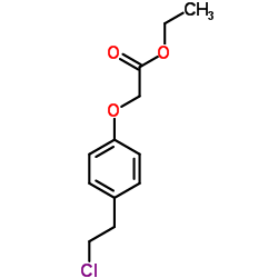 Ethyl [4-(2-chloroethyl)phenoxy]acetate Structure