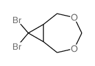 3,5-Dioxabicyclo[5.1.0]octane,8,8-dibromo-结构式