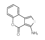 3-氨基-4H-噻吩并[3,4-c]色烯-4-酮结构式