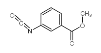 3-羧甲氧基苯基异氰酸酯结构式