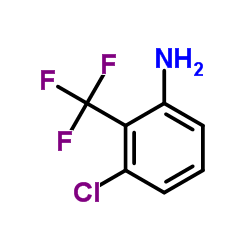 3-氯-2-三氟甲基苯胺结构式