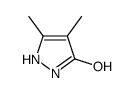 3,4-Dimethyl-1H-pyrazol-5-ol结构式