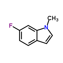 6-Fluoro-1-methyl-1H-indole结构式