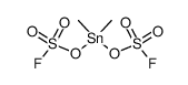 dimethyltin(IV)-di(fluorosulfate) Structure