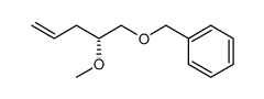 (2R)-(2-methoxy-pent-4-enyloxymethyl)-benzol结构式