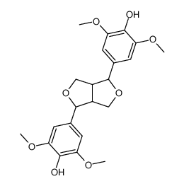 丁香树脂酚结构式