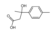 3-hydroxy-3-p-tolyl-butyric acid Structure
