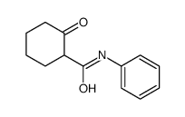 2-oxo-N-phenylcyclohexanecarboxamide Structure