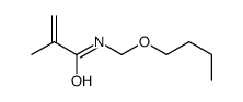 N-(butoxymethyl)methacrylamide structure