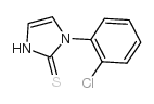 1-(2-氯苯基)咪唑啉-2-硫酮结构式