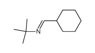 N-(cyclohexylmethylene)-2-methylpropan-2-amine结构式