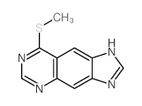 1H-Imidazo[4,5-g]quinazoline, 8-(methylthio)- Structure