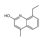 8-ethyl-4-methyl-1H-quinolin-2-one结构式