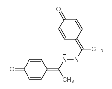 Ethanone,1-(4-hydroxyphenyl)-, 2-[1-(4-hydroxyphenyl)ethylidene]hydrazone structure