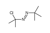 tert-butyl(2-chloropropan-2-yl)diazene结构式